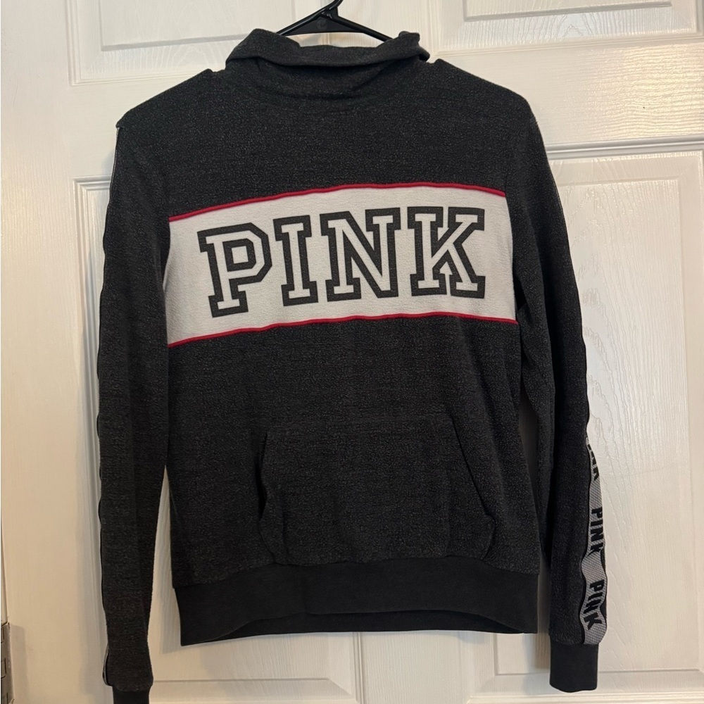Victoria's Secret Pink and Black Pullover Size Small